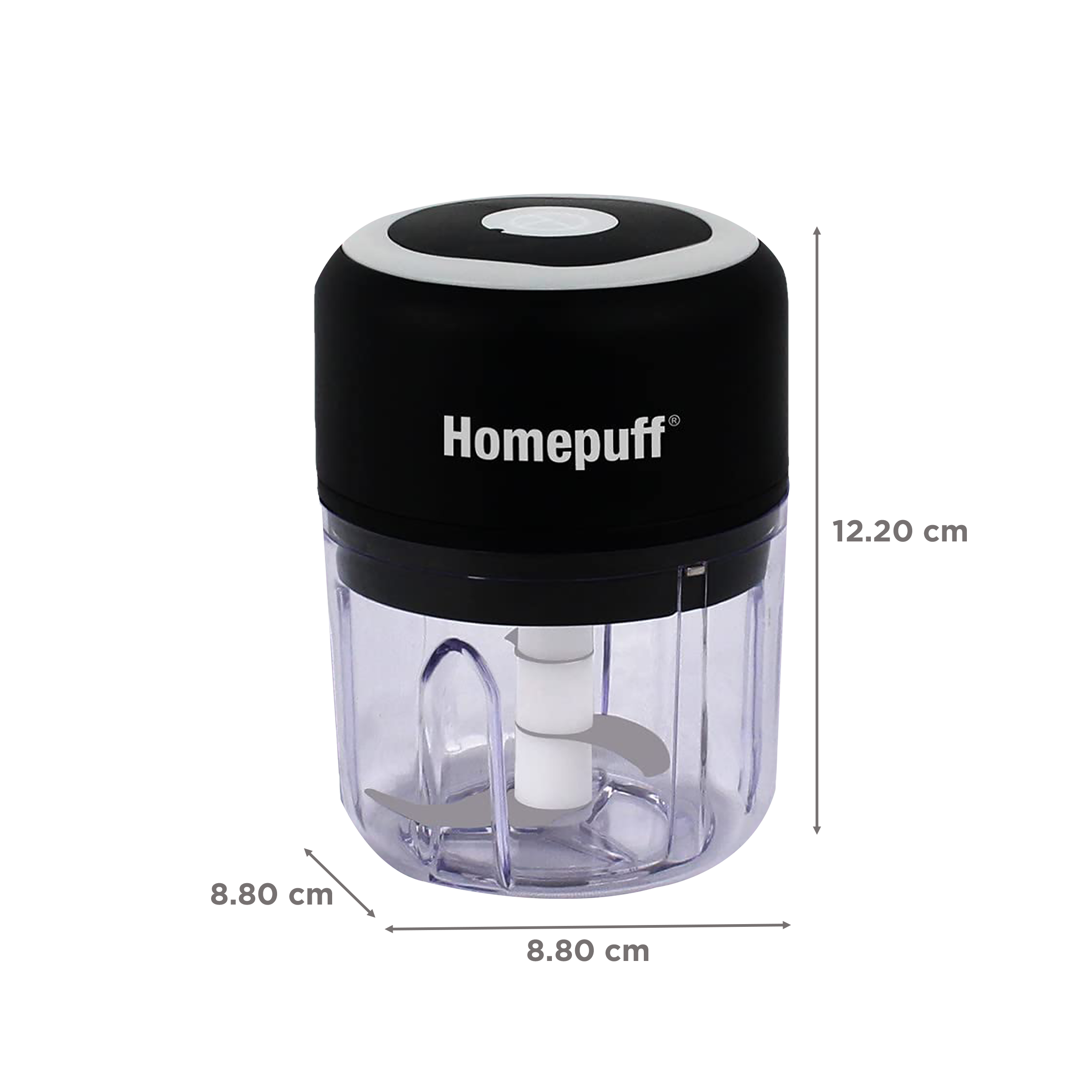 Buy HomePuff H311 30 Watt Electric Vegetable Chopper with 3 Blades
